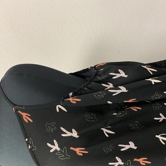 Cactus Print Cold Shoulder Blouse L - Picture 3 of 4